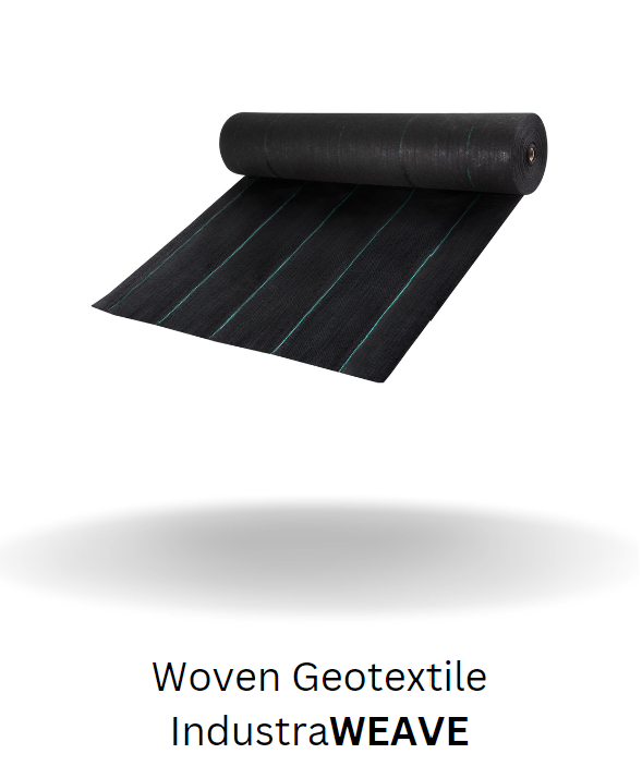 Geogrids: Biaxial Reinforcement.
Woven Geotextile